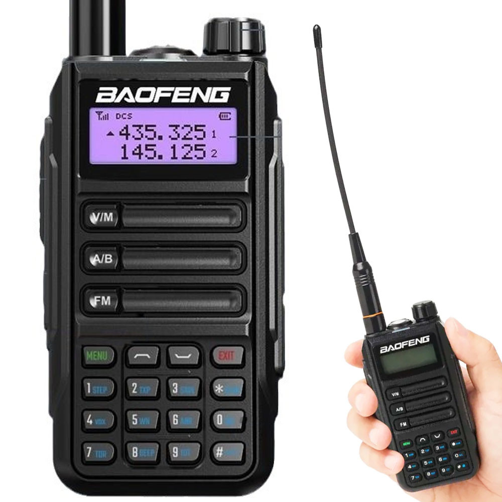 Рація Baofeng UV-16 Pro, 10 Вт, до 10 км, з USB-зарядкою + Гарнітура / Портативна рація / Радіостанція