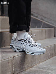 Чоловічі кросівки Nike Air Max Plus Wolf Grey (сірі) спортивні стильні кросівки KS 1954 Найк vkross