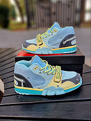 Чоловічі кросівки Nike Air Trainer 1 Sp Travis Scott (сині) повсякденні кроси 01162 Найк vkross