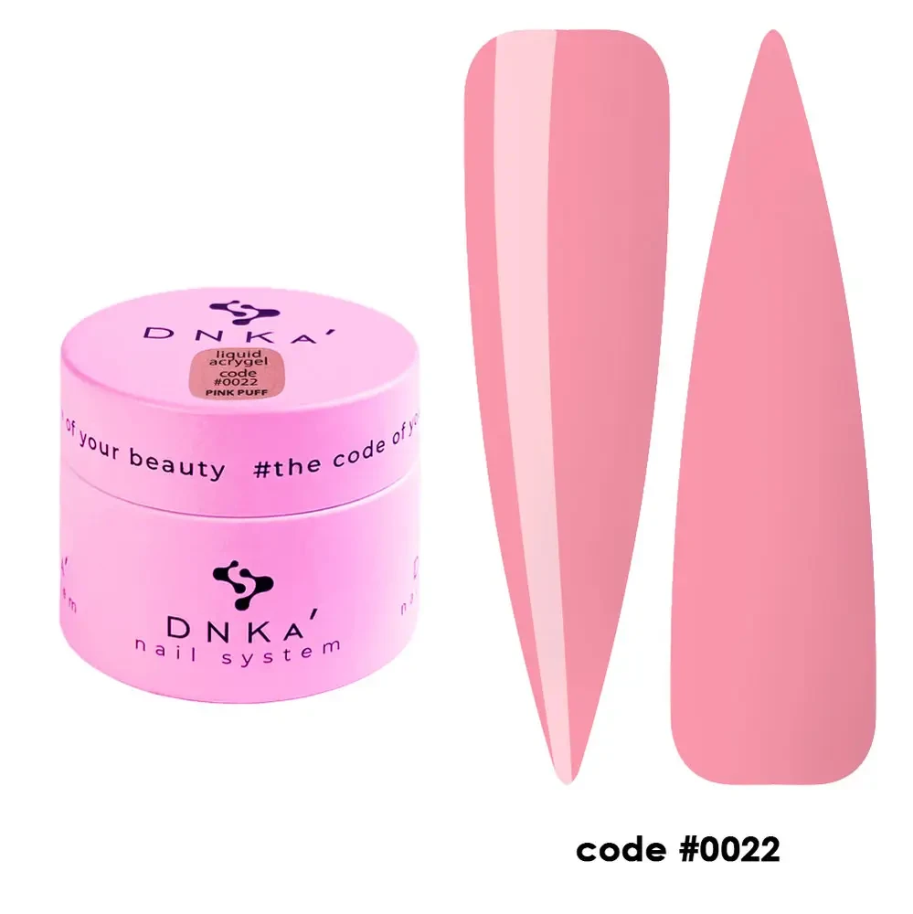 DNKa' Liquid Acrygel #0022 Pink Puff, 15 мл