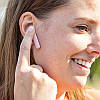 Навушники Bluetooth бездротові Trust Primo Touch True Wireless Pink, фото 4
