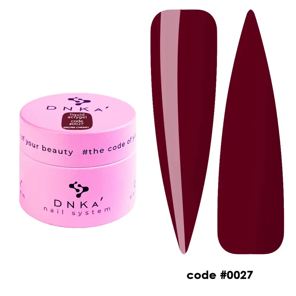 DNKa' Liquid Acrygel #0027 Drunk Cherry, 15 мл