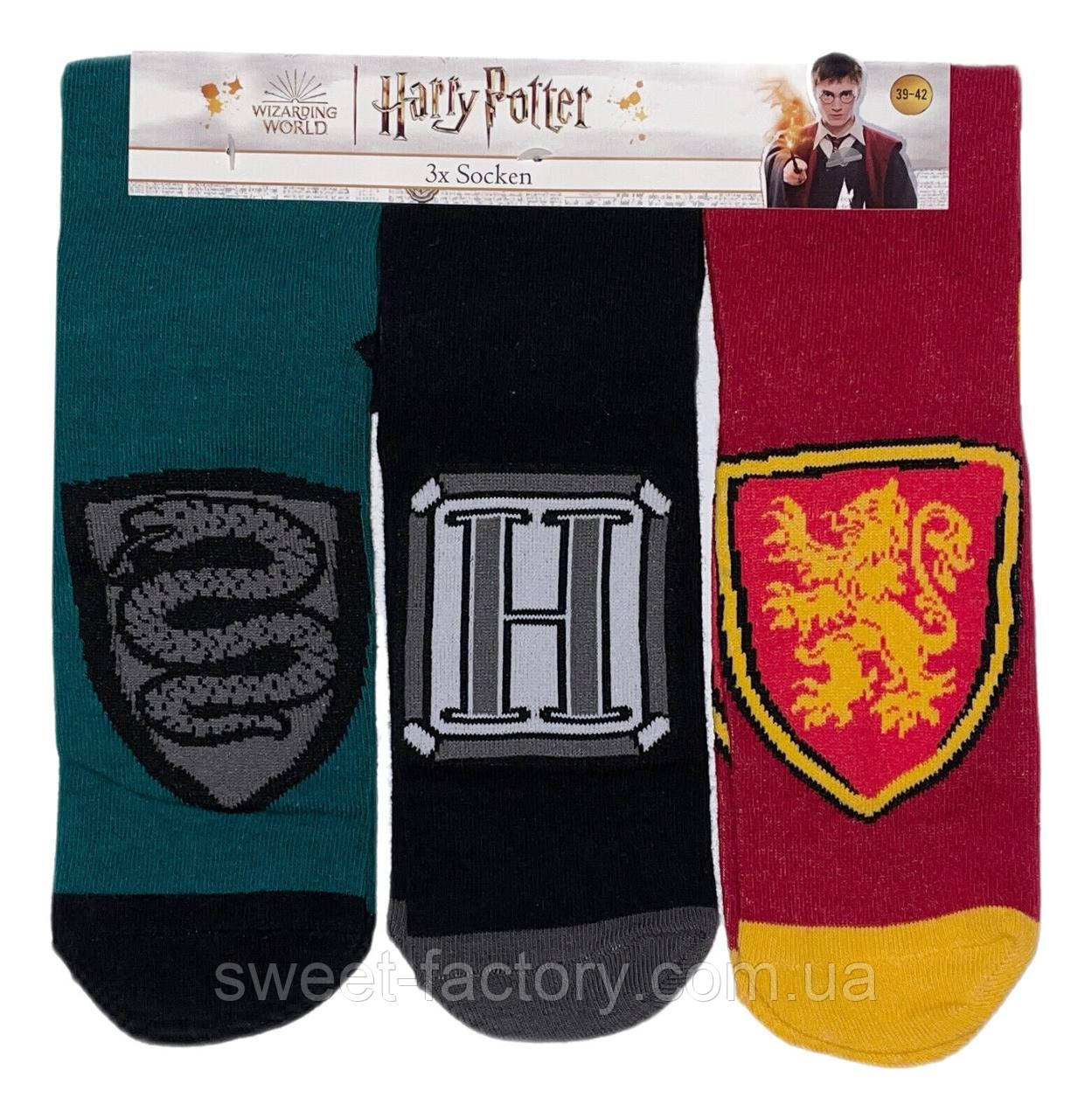 Шкарпетки Harry Potter 3 пари 39-42, фото 1