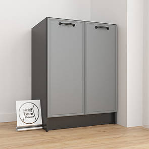 Кухонна тумба з полицею. Шир 600 мм. Фасад МДФ