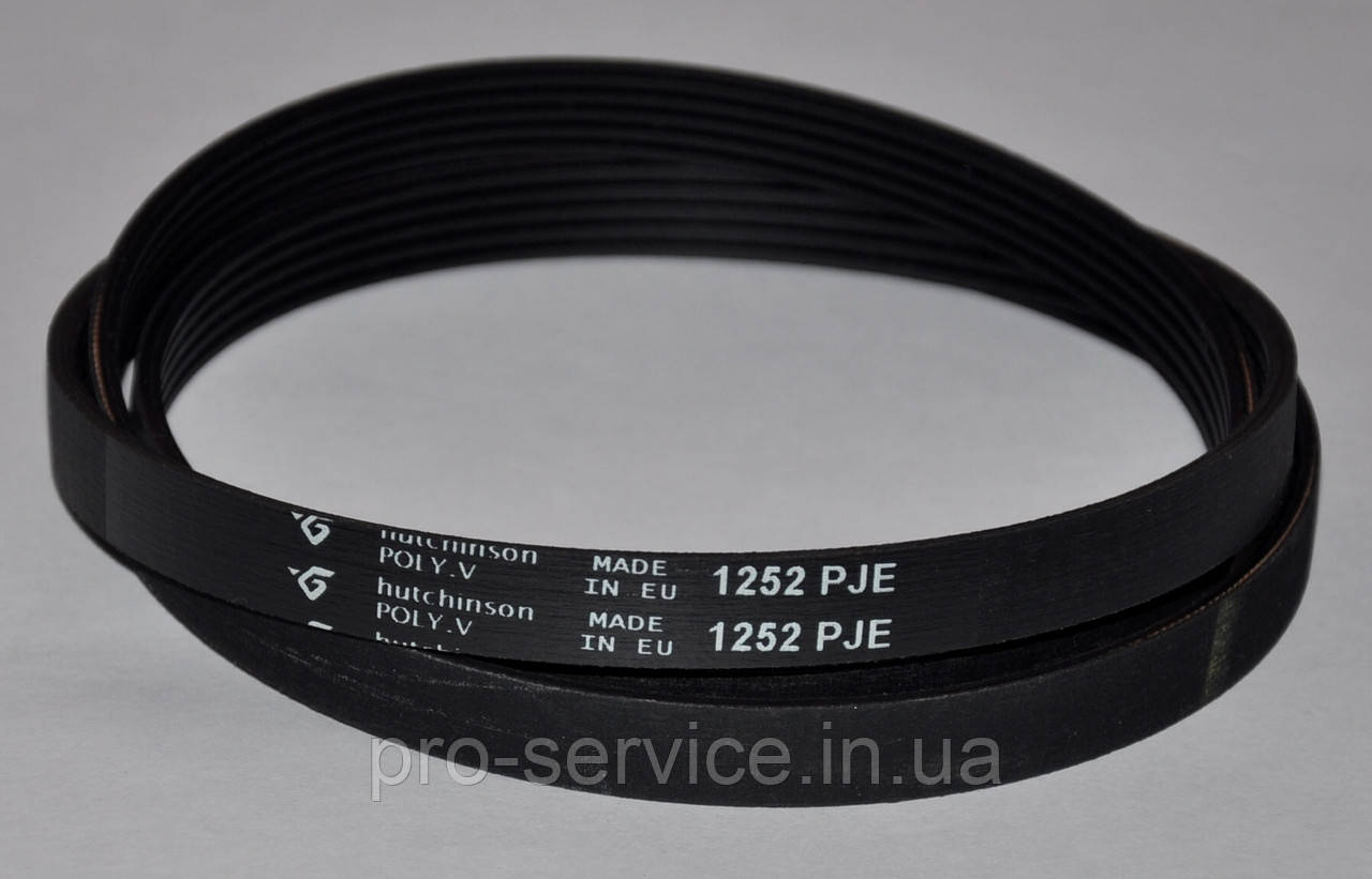 Ремінь 1252 PJE для пральних машин Bosch, Siemens