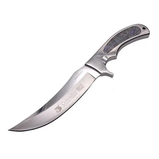 Мисливський ніж Columbia A12 із Чохлом 27см Grey (7_01032)