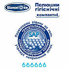 Пелюшки одноразові 60см х 60см 60 шт. компактні "Білосніжка" (у упаковці), фото 7