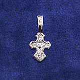 Хрестик срібний 1.2 г, фото 3