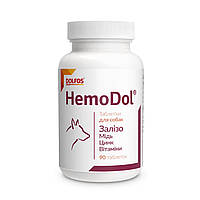 ГемоДол Долфос для нормалізації фізіологічного балансу крові у собак, 90 пігулок