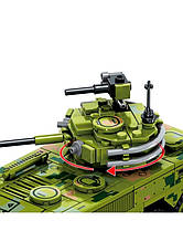 Конструктор ЗСУ "Військова броньована машина БТР "PATRIA AMV" (269 деталей) арт. 42903 топ