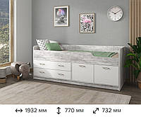 Дитяче ліжко з ящиками Скаут 70*190