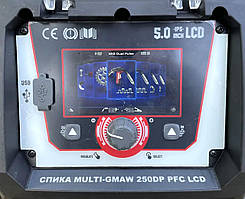 Зварювальний напівавтомат СПІКА Multi-GMAW 250 DP PFC з подвійною пульсацією