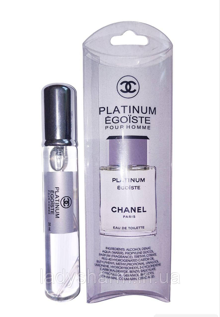 Чоловічі мініпарфуми Chanel Egoiste Platinum ( Шанель Егоіст Платинум), 20 мл, фото 1
