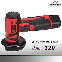 Акумуляторна болгарка Edon OAG-20/76 OL (диск 76 мм, 2 АКБ 12В)