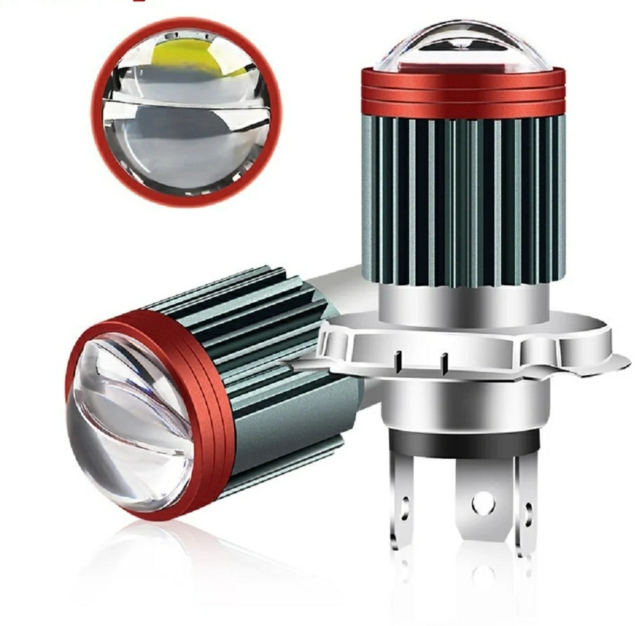 Світлодіодна лампа H4 LED Moto Білий / Білий