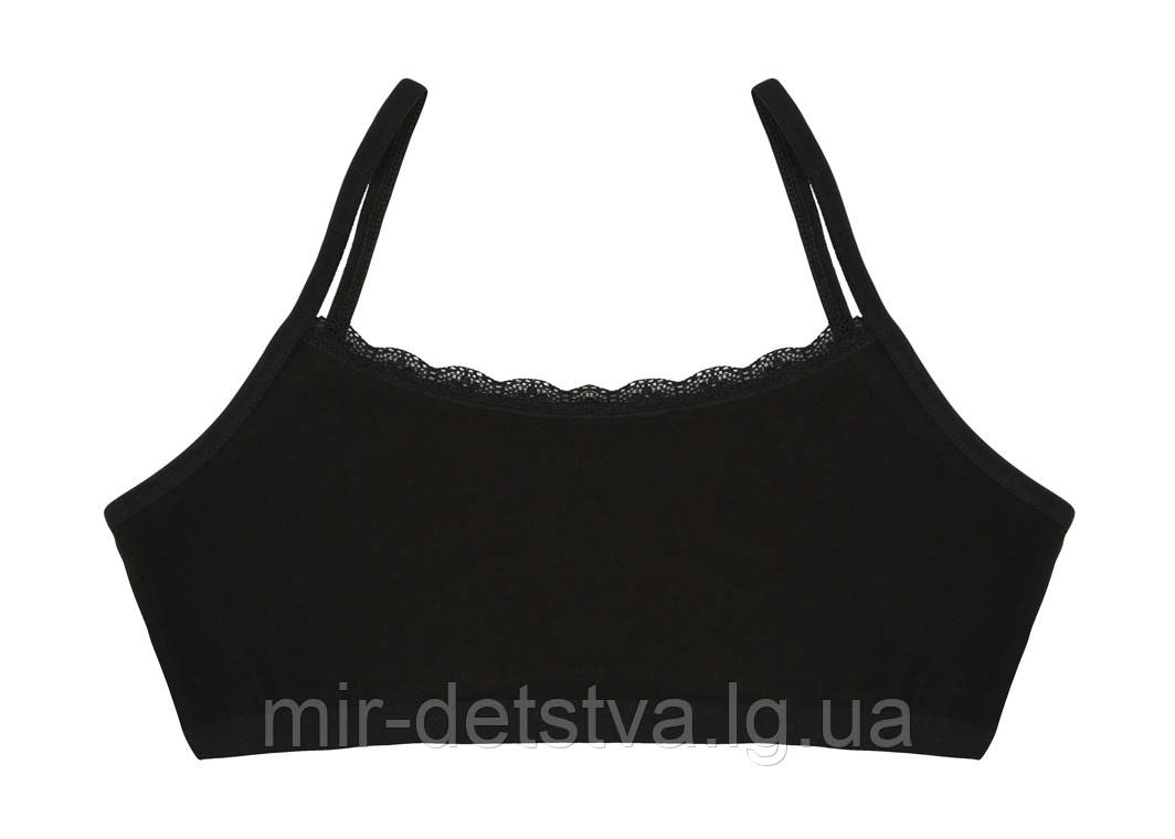 Топік чорний для дівчинки ТМ Donella р. 10/11 років (146-152 см)