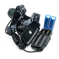 Налобний ліхтарик Bailong Police BL-2188-T6-USB (з microUSB), фото 4