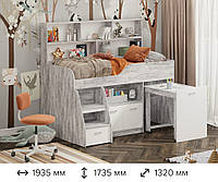 Дитяче ліжко-горище Навігатор 80*190