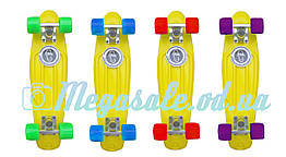 Скейт Penny Board (Пенні борд фіш) Fishskateboards: жовтий, до 80кг