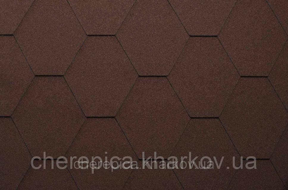 Бітумна черепиця SHINGLAS Classic KL Коричневий