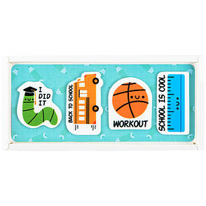 Закладки пластикові Kite School K22-479-4, 4x20 шт, 35х50 мм, фото 3