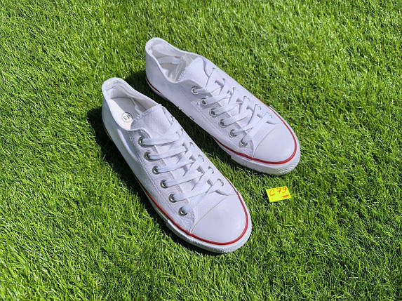 СКИДКА 44 р Білі кеди чоловічі конверси converse літні тканинні текстильні, фото 1