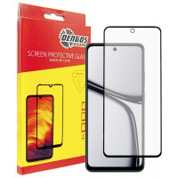 Скло захисне Dengos Full Glue Realme C65 (black) (TGFG-362), фото 1
