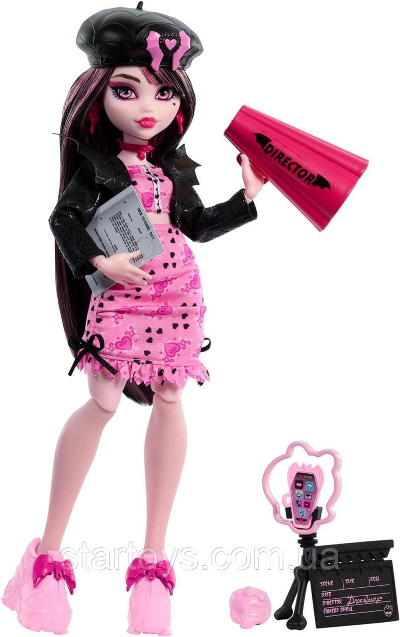 Лялька Дракулаура Кінематограф Монстер Хай Monster High Fearbook Draculaura Doll HXW30