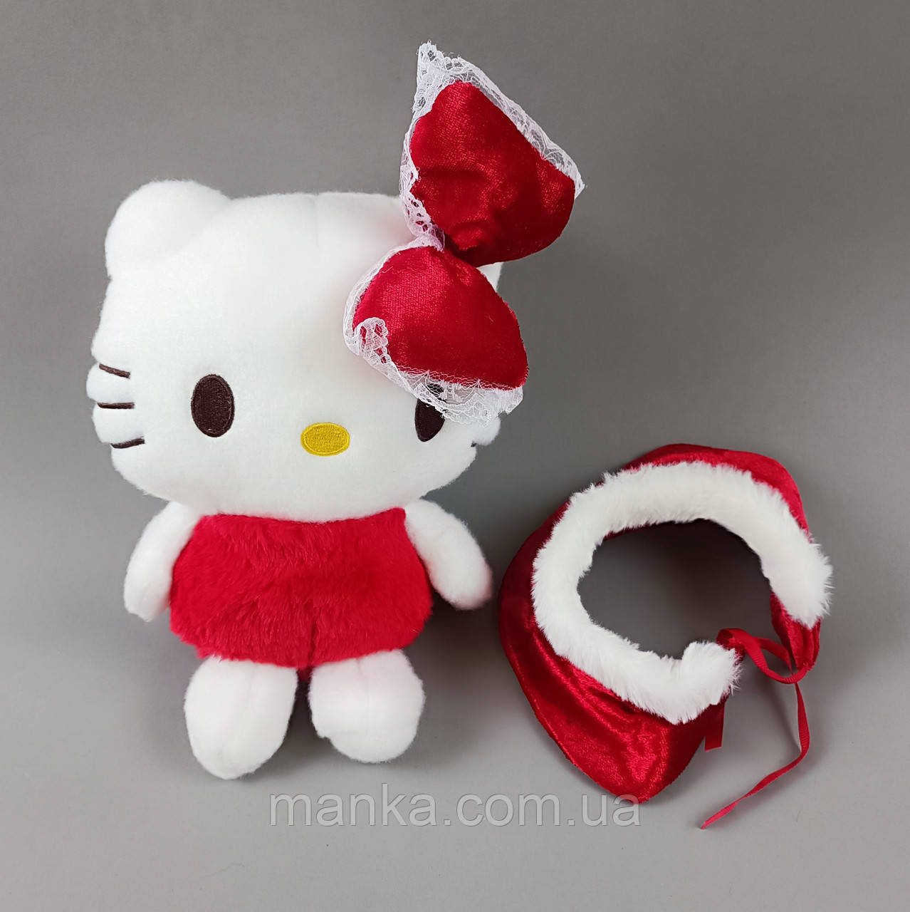 М`яка іграшка Кітті Котик з бантом р.21см 2315