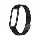 Ремінець для годинника Veron Milanese Loop Xiaomi Mi Band 5, 6 Black