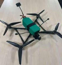 Квадрокоптер (дрон) FPV 10'' бомбер в комплекті з акумуляторною батареєю 8s3p