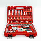 Професійний набір ключів MAX 108шт та викруток з бітами Kraft & Dele, фото 2