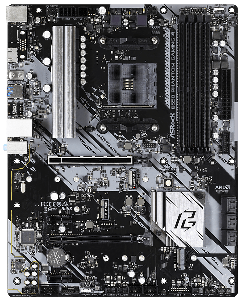 Материнська плата ASRock B550 Phantom Gaming 4 (B550 Phantom Gaming 4) Б/В