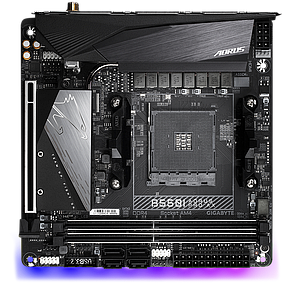 Mатеринська плата Gigabyte B550I AORUS PRO AX (B550I AORUS PRO AX), фото 2