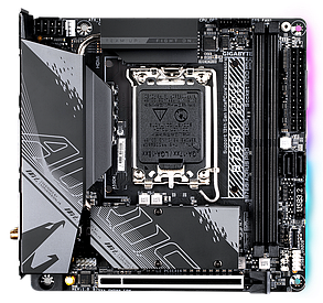 Mатеринська плата Gigabyte B760I Aorus Pro LGA 1700 (B760I AORUS PRO), фото 2