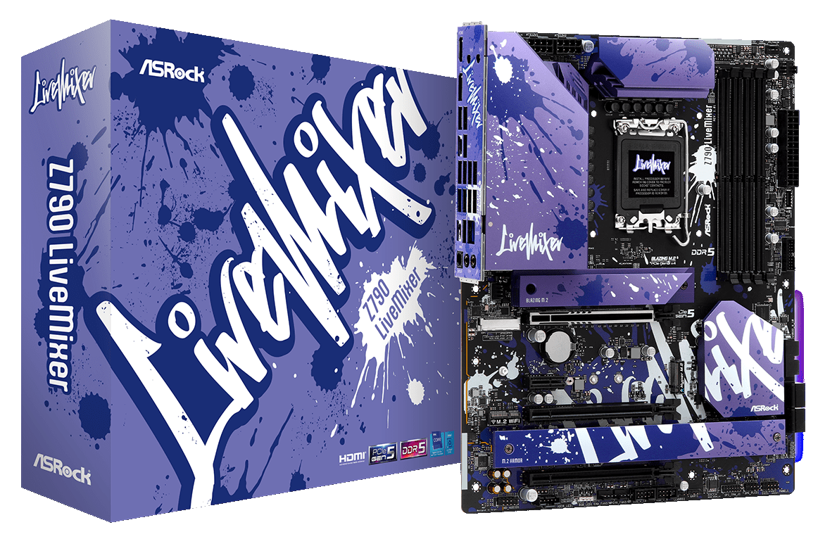Mатеринська плата AsRock Z790 LiveMixer (Z790 LIVEMIXER)