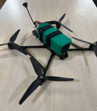 Квадрокоптер (дрон) FPV 10'' камікадзе в комплекті з акумуляторною батареєю 8s3p