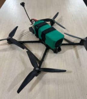 Квадрокоптер (дрон) FPV 10'' камікадзе в комплекті з акумуляторною батареєю 8s3p, фото 1