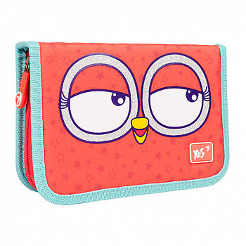 Пенал-книжка твердий YES одинарний з двома клапанами HP-04 Owls (533346)
