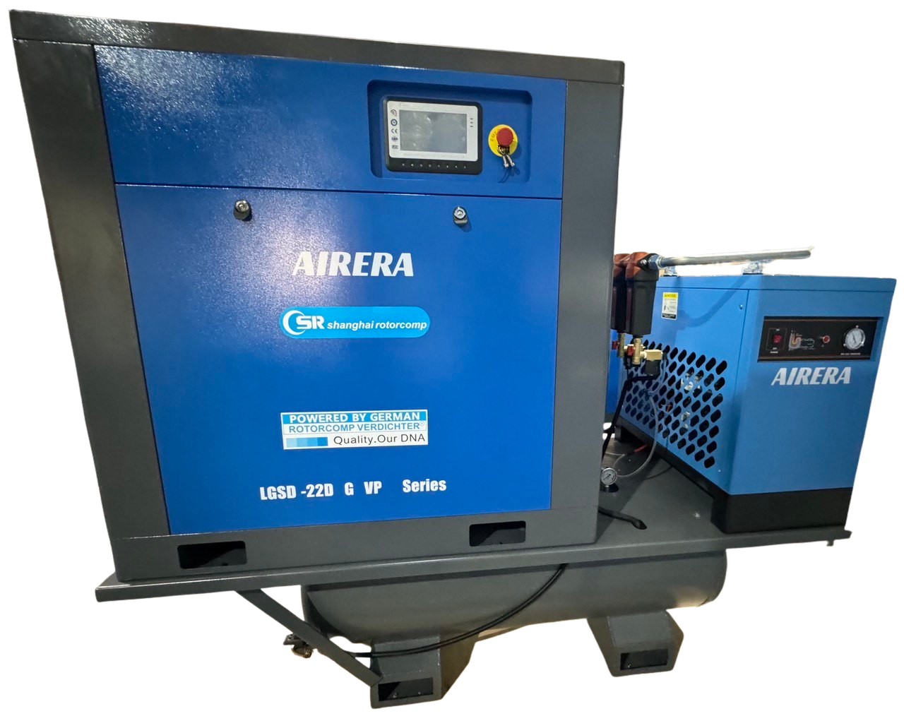 Гвинтовий компресор 22 кВт 20 бар для лазерної різ LGSD-22D G VP, фото 1