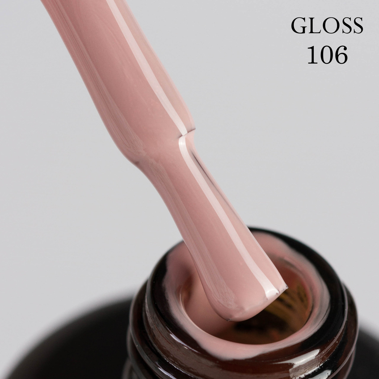 Гель-лак GLOSS 106 (рожево-бежевий), 11 мл