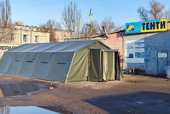Модульний каркасний намет спеціального призначення Тип 2 (8 вікон) Білий
