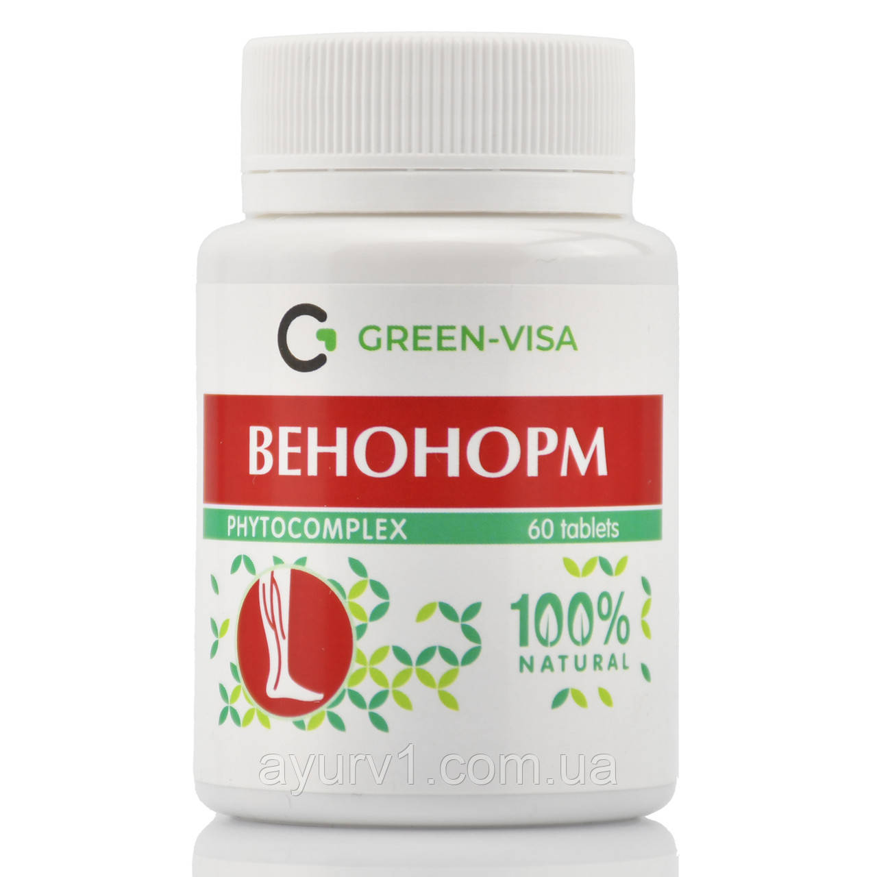 Венонорм фітокомплекс Green-visa 60таб здорові судини, варикоз