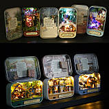 Міні румбокс у металевій скриньці Куточок щастя Міні ляльковий будиночок DIY House Roombox In a happy corner 4005, фото 10