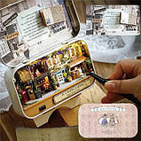 Міні румбокс у металевій скриньці Куточок щастя Міні ляльковий будиночок DIY House Roombox In a happy corner 4005, фото 3