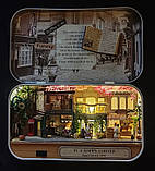 Міні румбокс у металевій скриньці Куточок щастя Міні ляльковий будиночок DIY House Roombox In a happy corner 4005, фото 6