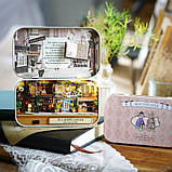 Міні румбокс у металевій скриньці Куточок щастя Міні ляльковий будиночок DIY House Roombox In a happy corner 4005, фото 4