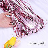 Шторка дощик для фотозони матова 2 м на 1 м рожевий, фото 5