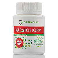 Кардіонорм Здорові судини та серце Green-visa 60таб