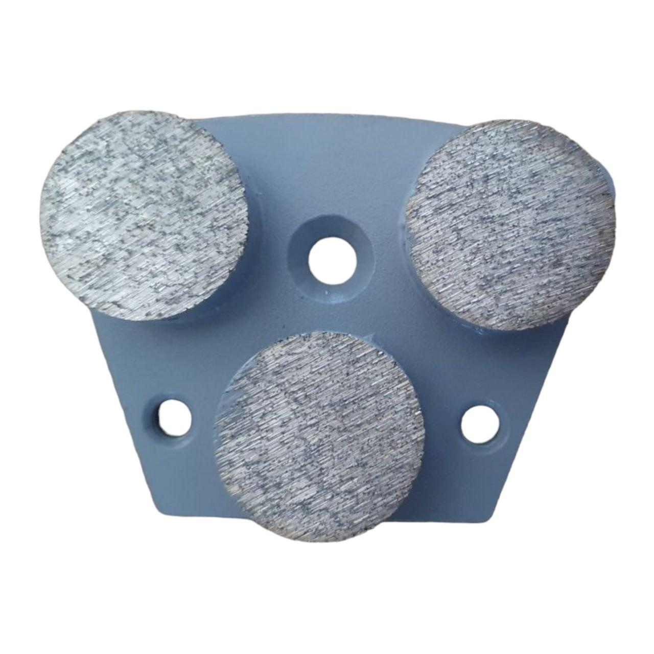 Trapezoid Grinding Plate #60 Super Hard Bond (Gray). Фреза алмазна шліфувальна #60, трапеція (Сіра), 12мм